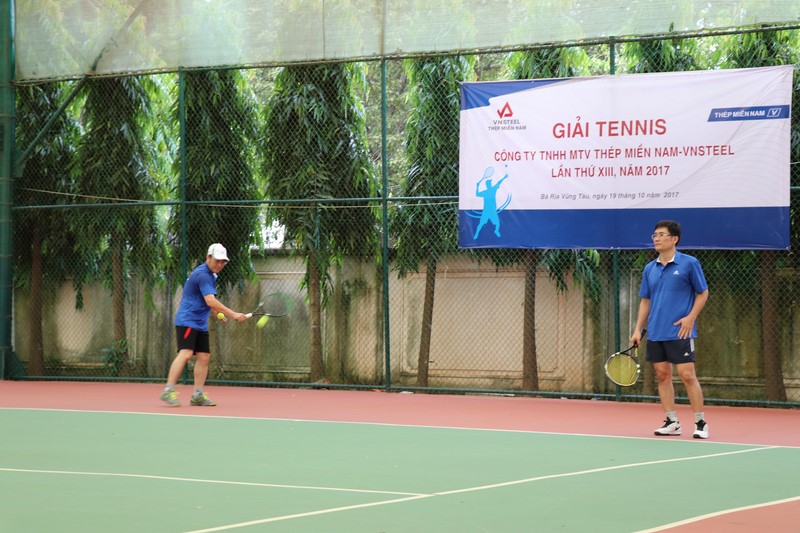 Giải Tennis công ty TNHH MTV Thép Miền Nam - Vnsteel lần XIII năm 2017