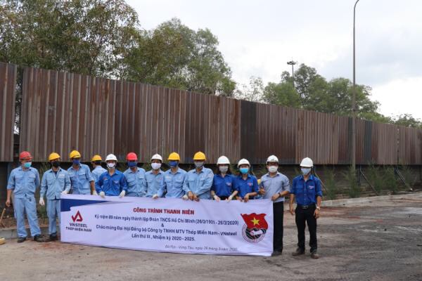 Đoàn Thanh niên Thép Miền Nam – VNSTEEL hưởng ứng ngày thành lập Đoàn TNCS Hồ Chí Minh