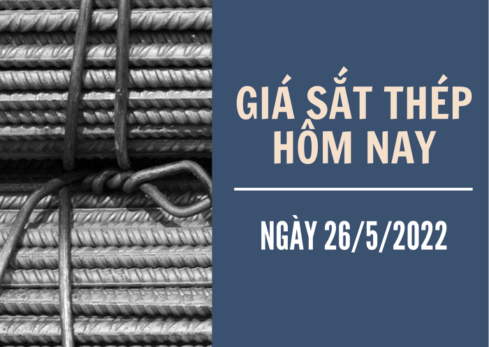 Giá sắt thép xây dựng hôm nay 26/5: Giảm ngày thứ ba liên tiếp trên Sàn Thượng Hải