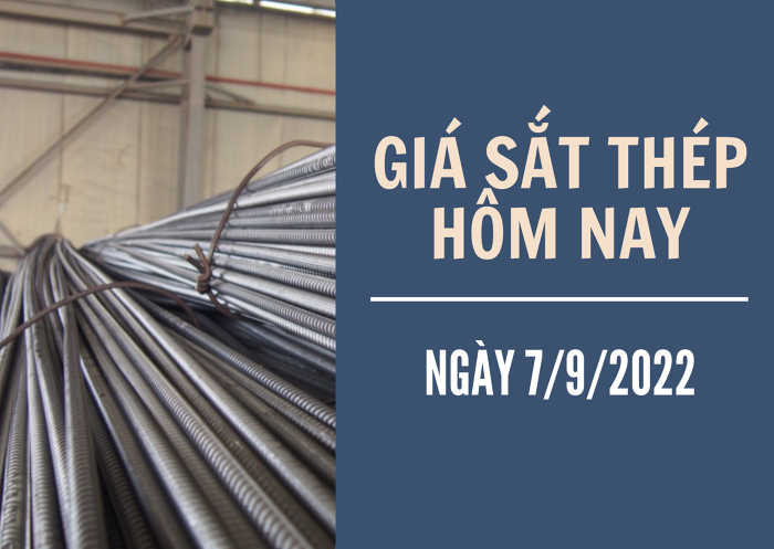 Giá sắt thép xây dựng hôm nay 7/9: Quay đầu giảm xuống mức 3.679 nhân dân tệ/tấn