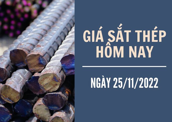 Giá sắt thép xây dựng hôm nay 25/11: Giảm trở lại trong giao dịch cuối tuần