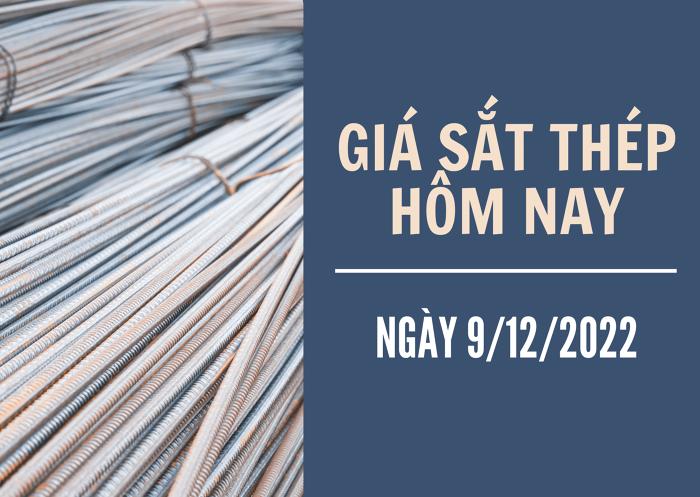 Giá sắt thép xây dựng hôm nay 9/12: Tăng mạnh hơn 100 nhân dân tệ