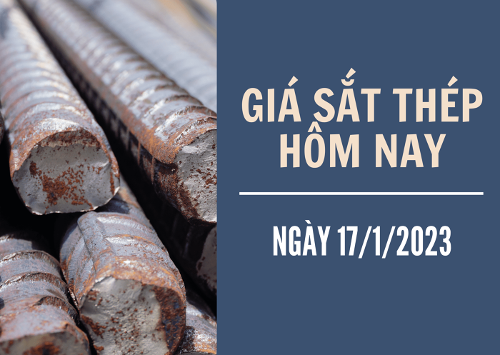 Giá sắt thép xây dựng hôm nay 17/1: Giảm nhẹ trên Sàn Thượng Hải