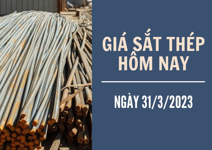 Giá sắt thép xây dựng hôm nay 31/3: Tăng lên mức 4.167 nhân dân tệ/tấn