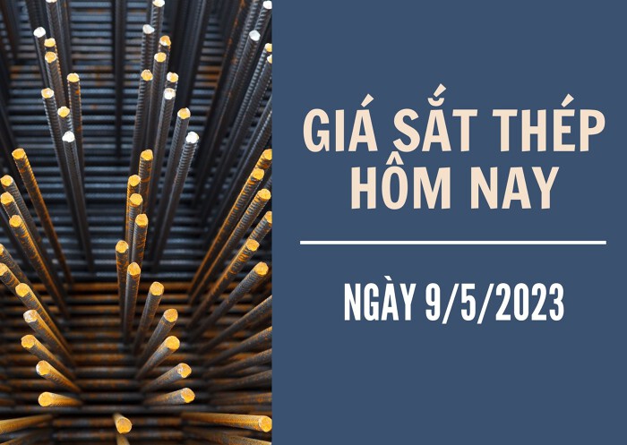 Giá sắt thép xây dựng hôm nay 9/5: Tiếp đà tăng lên mức 3.723 nhân dân tệ/tấn