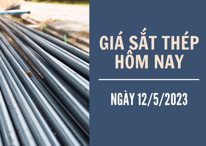 Giá sắt thép xây dựng hôm nay 12/5: Tiếp đà giảm còn 3.599 nhân dân tệ/tấn