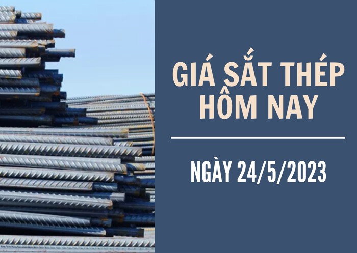 Giá sắt thép xây dựng hôm nay 24/5: Ghi nhận phiên giảm thứ 4 trên sàn SHFE