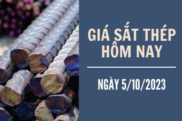 Giá sắt thép xây dựng hôm nay 5/10: Các thương hiệu giao dịch ổn định