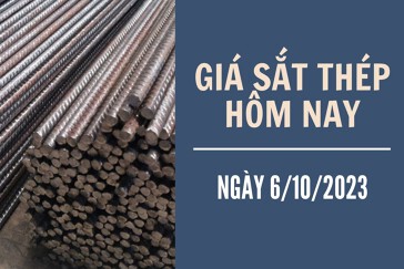 Giá sắt thép xây dựng hôm nay 6/10: Giao dịch đi ngang tại thị trường trong nước