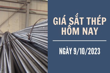 Giá sắt thép xây dựng hôm nay 9/10: Giảm trên Sàn SHFE sau thời gian thị trường nghỉ lễ