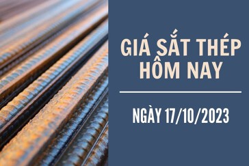 Giá sắt thép xây dựng hôm nay 17/10: Tăng lên mức 3.650 nhân dân tệ/tấn