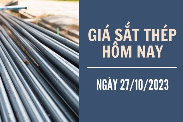 Giá sắt thép xây dựng hôm nay 27/10: Kéo dài đà tăng, ghi nhận ở mức 3.694 nhân dân tệ/tấn