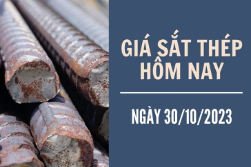 Giá sắt thép xây dựng hôm nay 30/10: Mở rộng đà tăng phiên thứ 5 liên tiếp