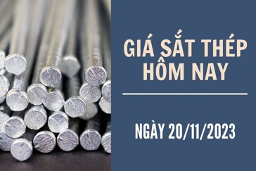 Giá sắt thép xây dựng hôm nay 20/11: Giảm trở lại, ghi nhận mức 3.947 nhân dân tệ/tấn