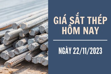 Giá sắt thép xây dựng hôm nay 22/11: Giảm trở lại còn 3.990 nhân dân tệ/tấn