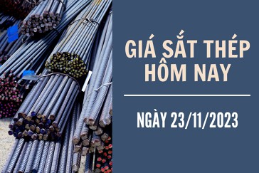 Giá sắt thép xây dựng hôm nay 23/11: Tiếp đà giảm phiên thứ hai trên Sàn SHFE