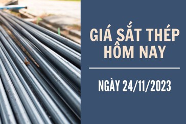 Giá sắt thép xây dựng hôm nay 24/11: Mở rộng đà giảm, ghi nhận ở mức 3.933 nhân dân tệ/tấn