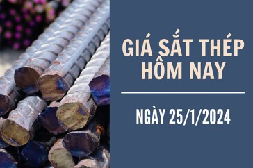 Giá sắt thép xây dựng hôm nay 25/1: Tiếp tục tăng trên Sàn Thượng Hải, ghi nhận ở mức 3.956 nhân dân tệ/tấn