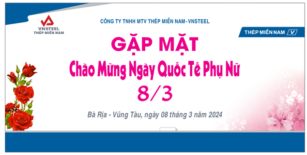 Chào mừng ngày Quốc tế Phụ nữ 08/3