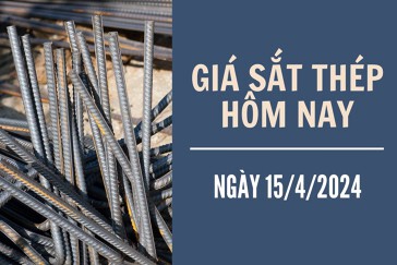 Trên Sàn Thượng Hải ngày 15/4, giá sắt thép xây dựng tăng lên mức cao nhất trong nửa tháng