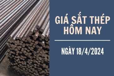 Giá sắt thép xây dựng Trung Quốc tiếp đà tăng trong ngày 18/4