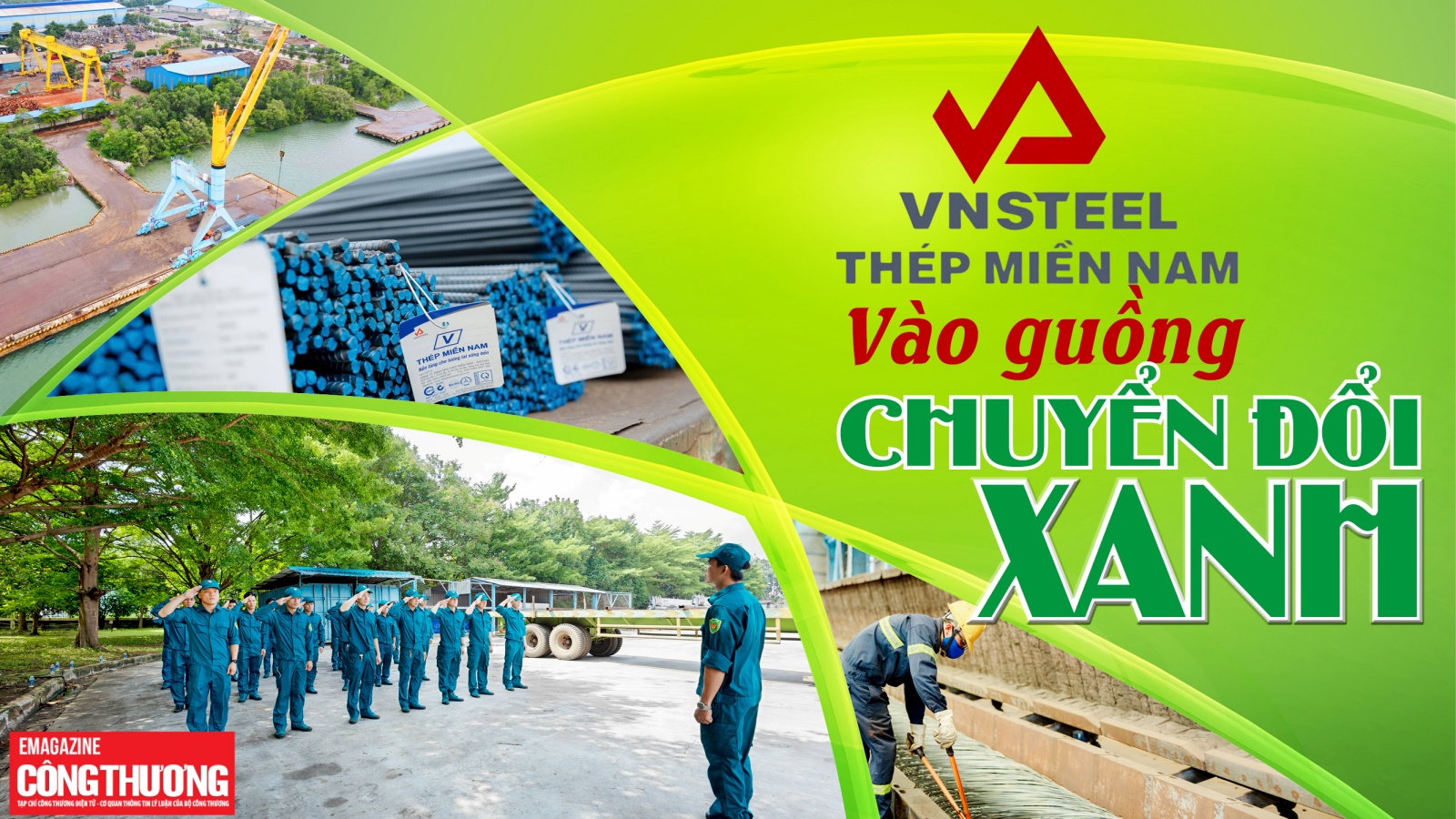 THÉP MIỀN NAM - VNSTEEL vào guồng chuyển đổi xanh