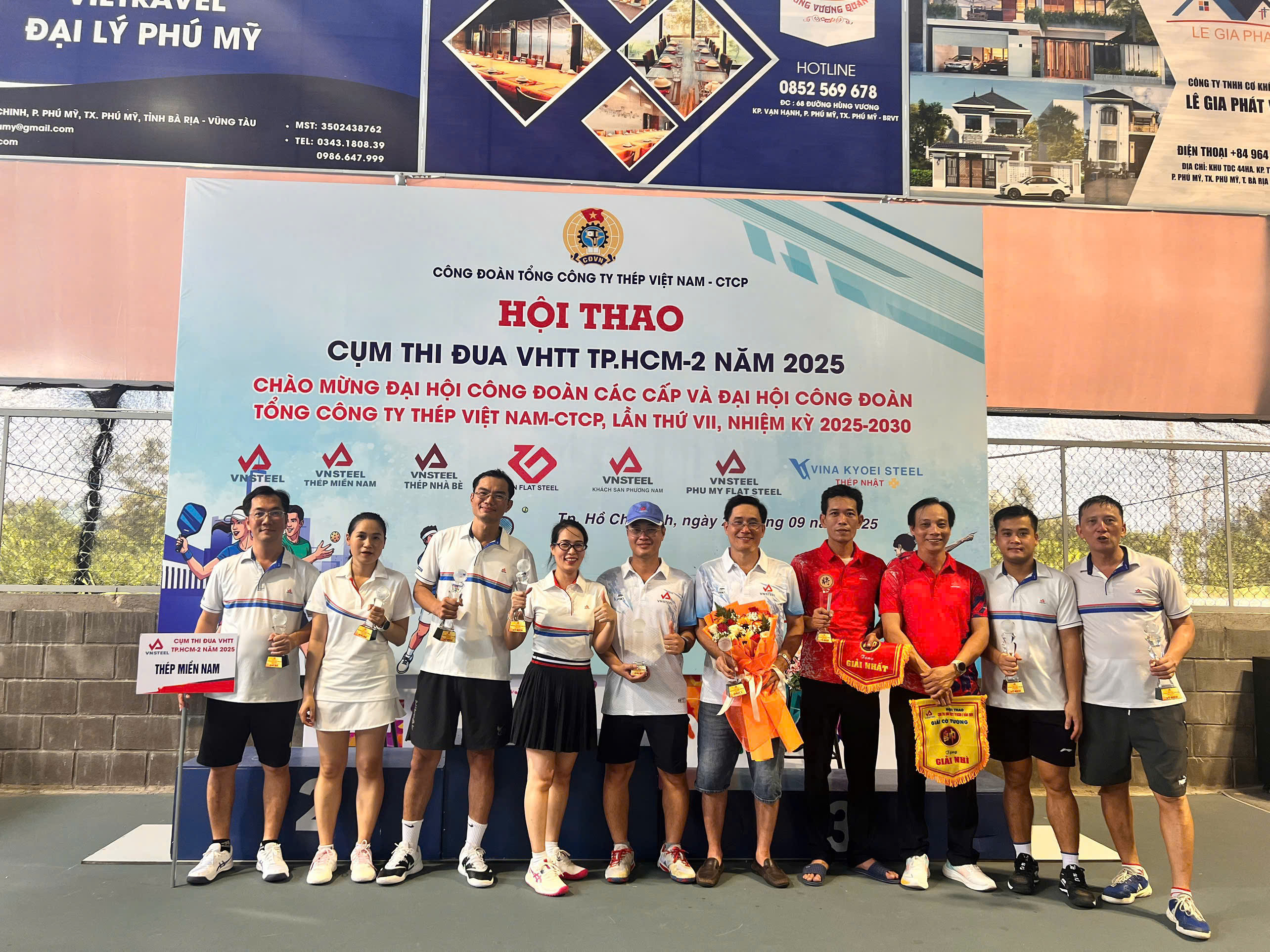 Thép Miền Nam-VNSTEEL "cháy" hết mình tại Liên hoan Văn hóa Thể thao cụm thi đua thành phố Hồ Chí Minh 2 - năm 2025