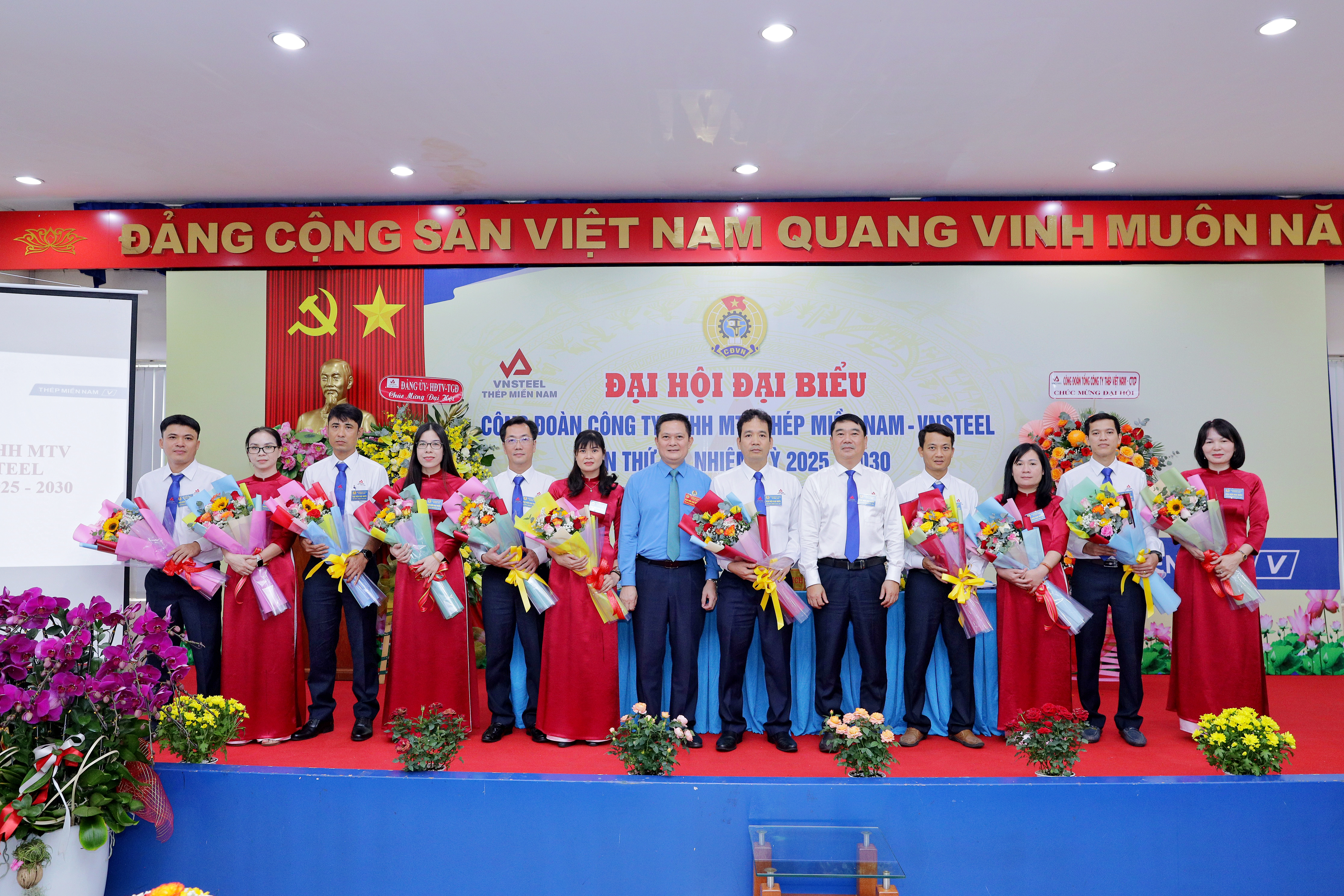 Đại hội đại biểu Công đoàn Công ty TNHH MTV Thép Miền Nam – VNSTEEL lần thứ VII, nhiệm kỳ 2025 – 2030