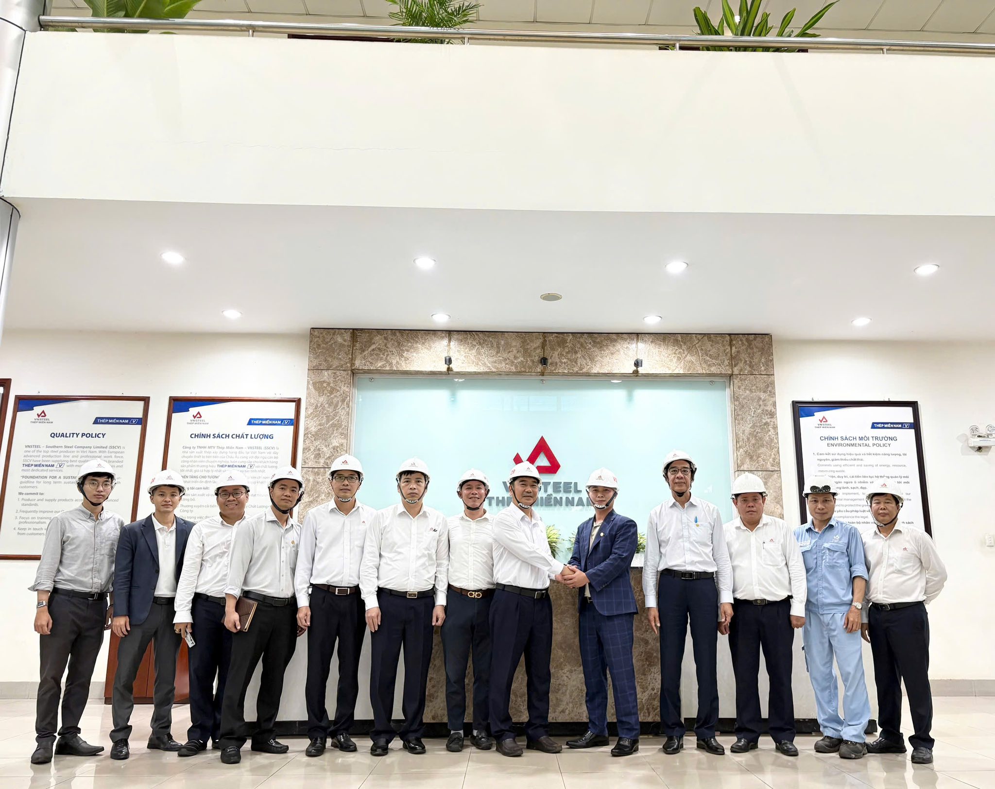 Thép Miền Nam – SSCV đón tiếp và làm việc cùng công ty CP ĐT TM SMC