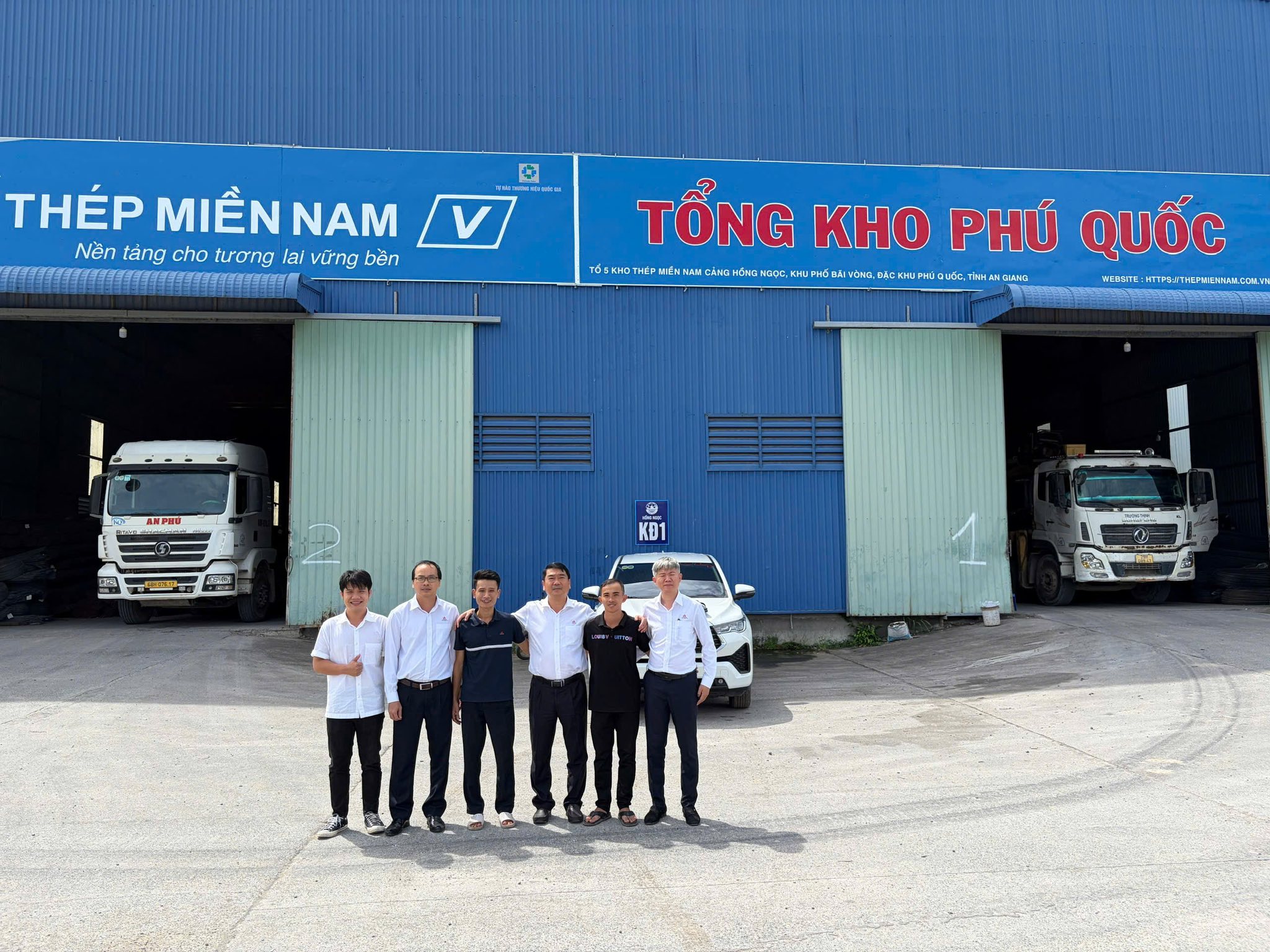 Thép Miền Nam (SSCV) tăng cường năng lực phục vụ khách hàng tại Phú Quốc