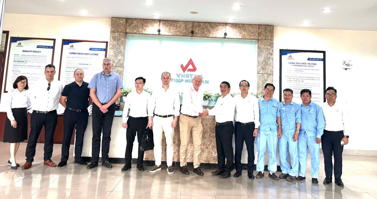 Thép Miền Nam – VNSTEEL đón tiếp đoàn DUFERCO S.A