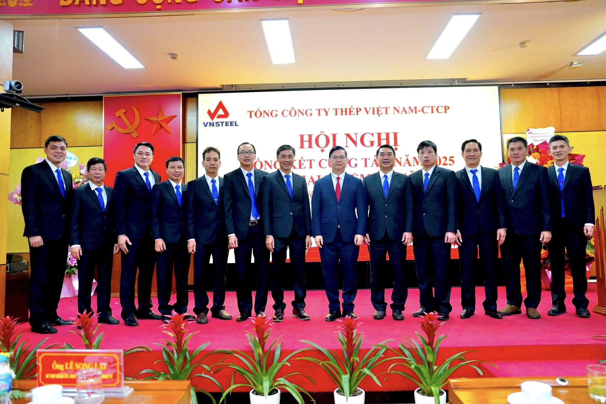 Đoàn Công Ty TNHH MTV Thép Miền Nam – VNSTEEL tham dự hội nghị tổng kết năm 2025 của Tổng Công Ty Thép Việt Nam – CTCP