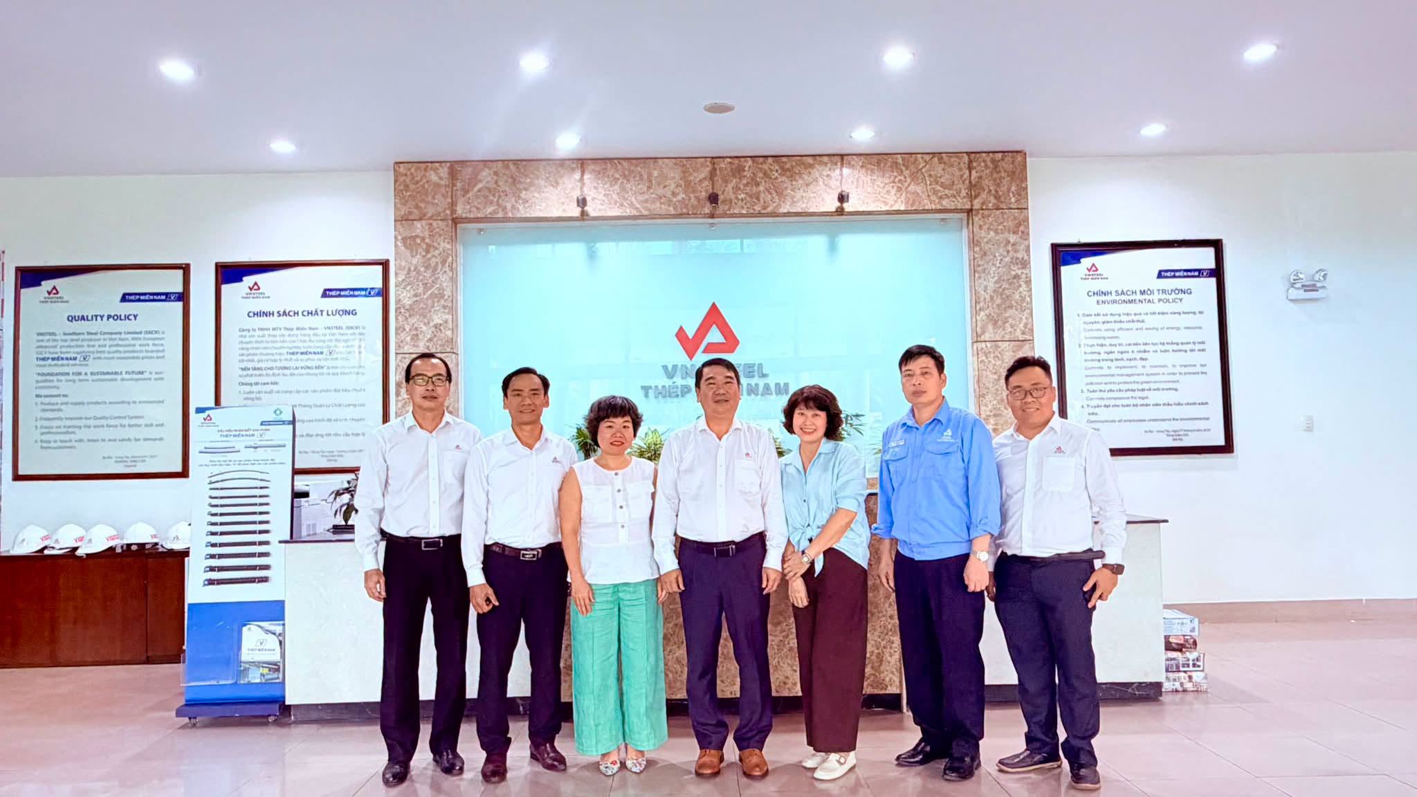Tạp chí Công Thương thăm và làm việc tại Thép Miền Nam – Lan tỏa giá trị sản xuất thép bền vững