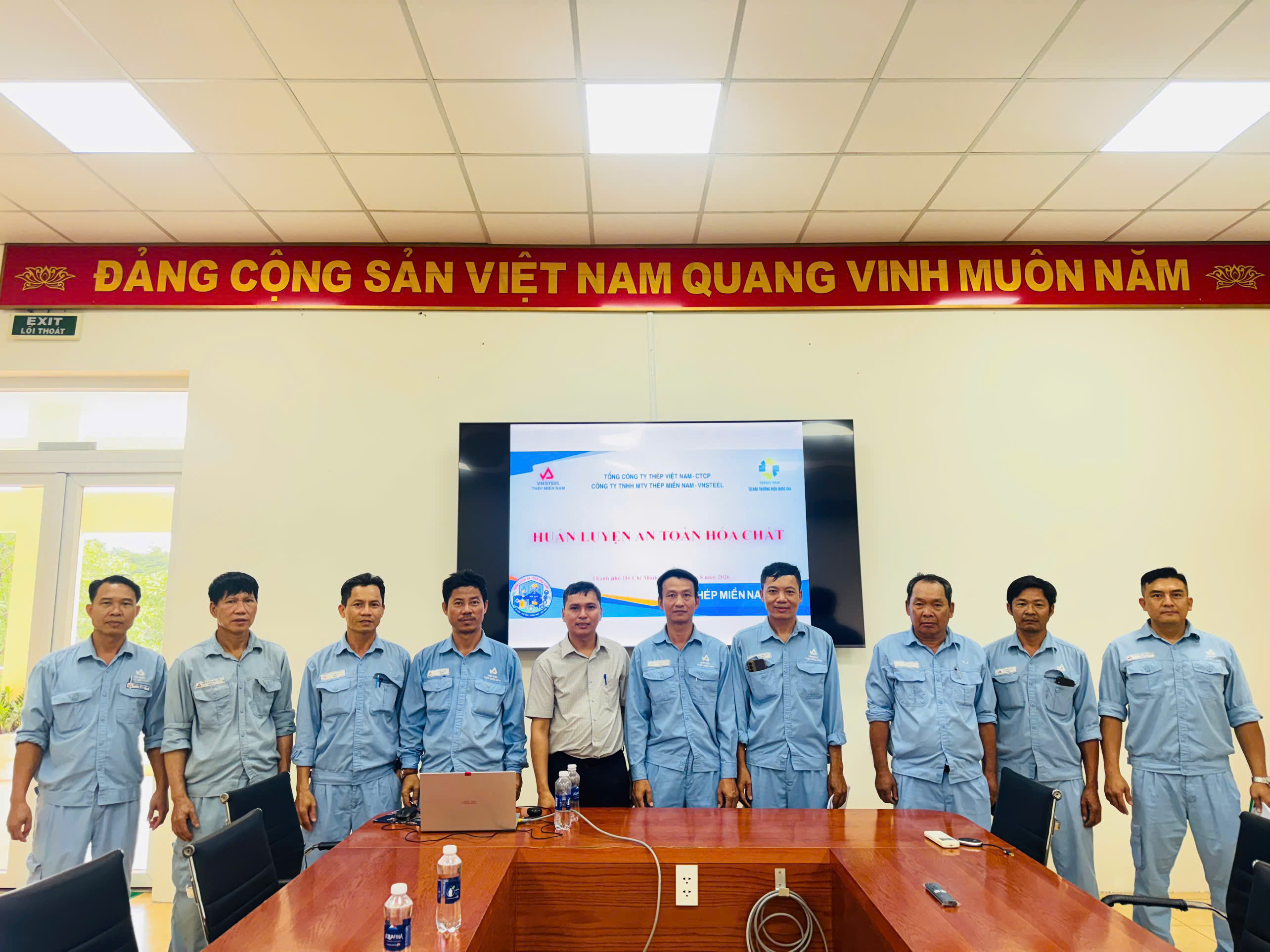 Huấn luyện an toàn hóa chất & diễn tập ứng phó sự cố tràn đổ hóa chất năm 2026