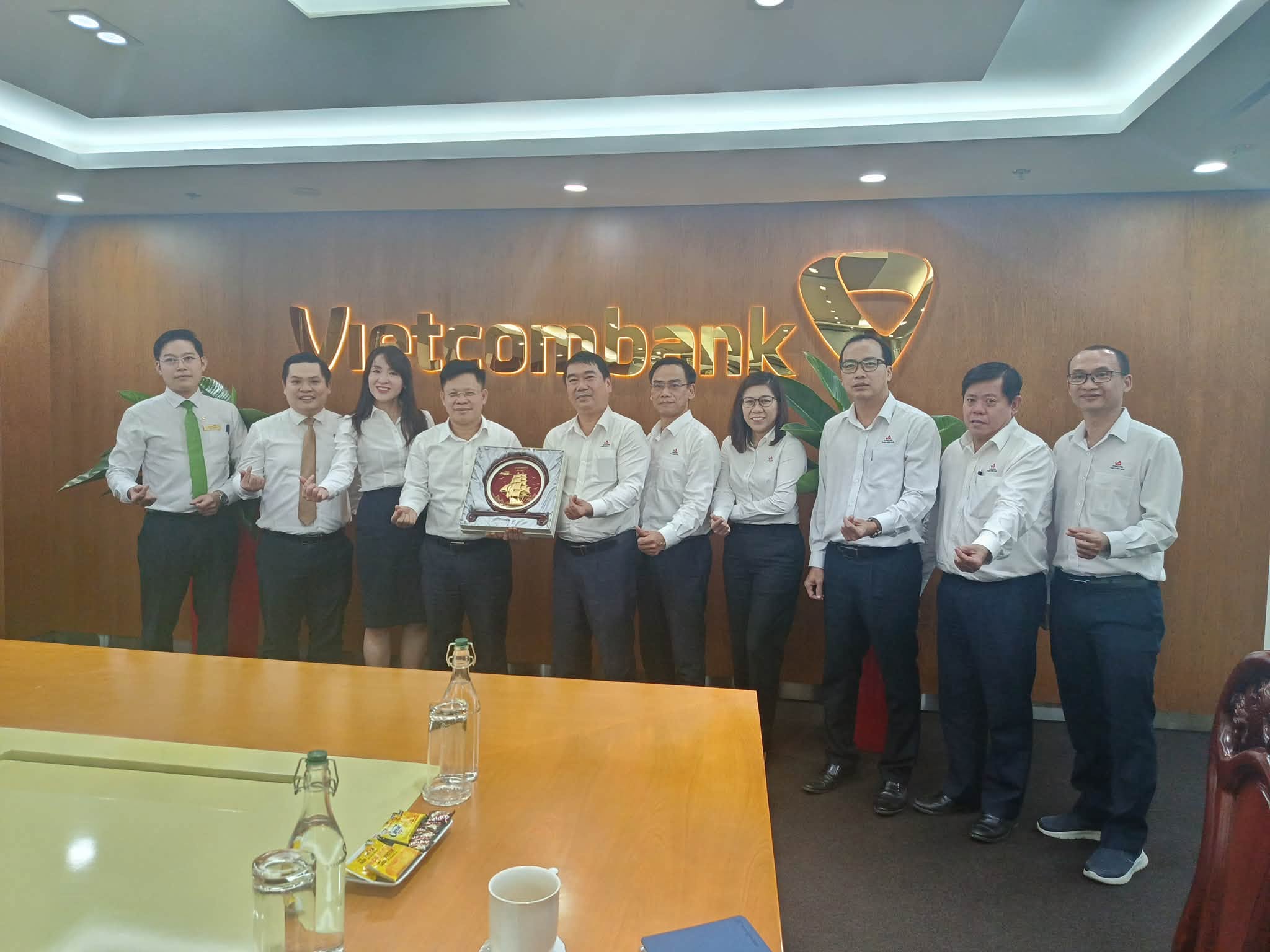 Thép Miền Nam - VNSTEEL đến thăm và làm việc với Vietcombank: Thắt chặt đồng hành, hướng tới tương lai bền vững